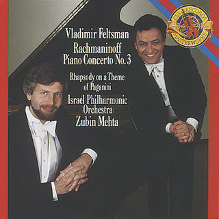 the album cover for Vladimir Feltsman - Piano Concerto 3 / Rhapsody On Theme Of Paganini