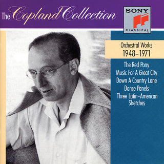 the album cover for Aaron Copland - Collection: Late Orchestral Works