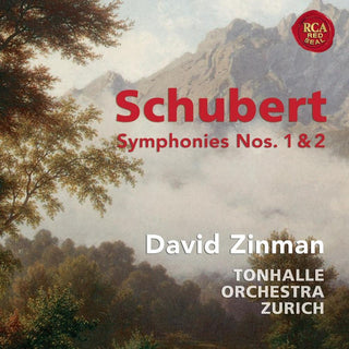 the album cover for Schubert / David Zinman - Symphonies Nos 1 & 2