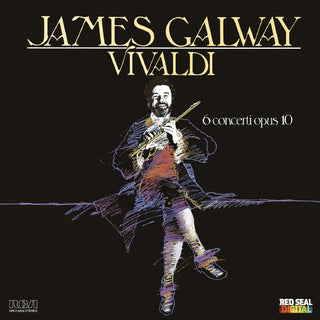 the album cover for Vivaldi / James Galway - 6 Flute Concerti