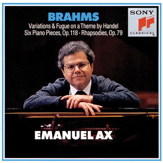 the album cover for Emanuel Ax - Variations & Fugue On Theme Of Handel