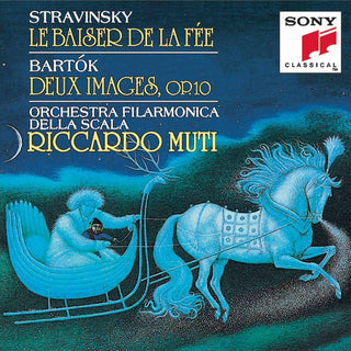 the album cover for Stravinsky / Bartok / Muti / La Scal Philharmonic - Le Baiser De La Fee / Deux Images