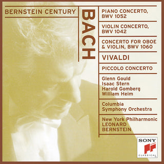 the album cover for Leonard Bernstein - Piano Concerto 1 In D Minor / Violin Concerto 2