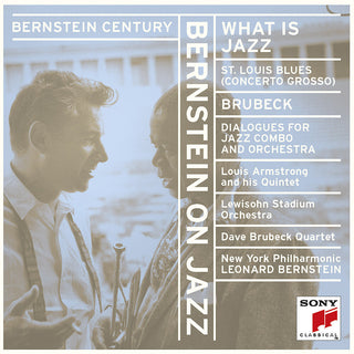 the album cover for Leonard Bernstein - What Is Jazz / Handy / St Louis Blues / Brubeck