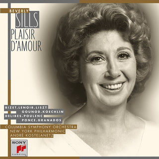 the album cover for BEVERLY SILLS - Plaisir D'amour