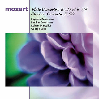the album cover for Mozart / Zukerman / Szell / Marcellus - Flute Concertos