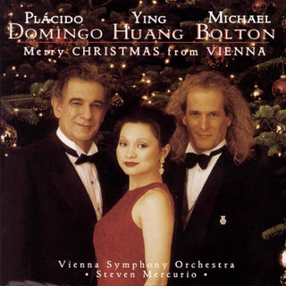 the album cover for PlÃ¡cido Domingo - Merry Christmas From Vienna