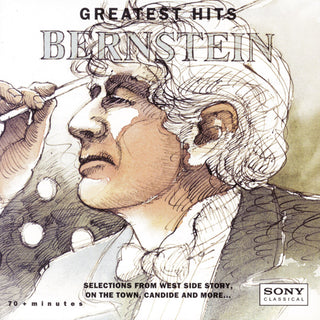 the album cover for Leonard Bernstein - Greatest Hits