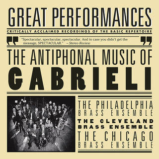 the album cover for Various Artists - Antiphonal Music Of Gabrieli / Various [Remastered]