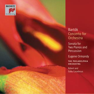 the album cover for Eugene Ormandy - Cto For Orch / Sonata For Two Pianos & Percussion