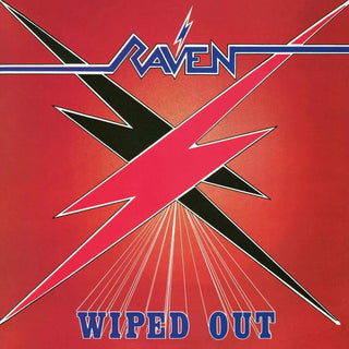 the album cover for Raven - Wiped Out (Slip)