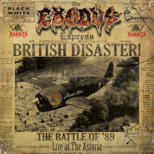 Exodus- British Disaster: The Battle of '89 (Live at the Astoria) (Gold Vinyl)