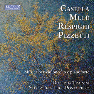 the album cover for Casella / Respighi / Trainini - Music For Cello & Piano