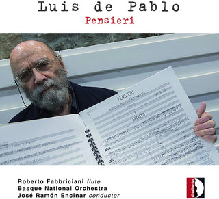 the album cover for Pablo / Fabbriciani / Basque National Orchestra - Pensieri