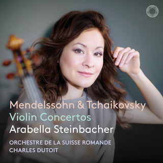 the album cover for Mendelssohn-Bartholdy / Steinbacher - Violin Concertos