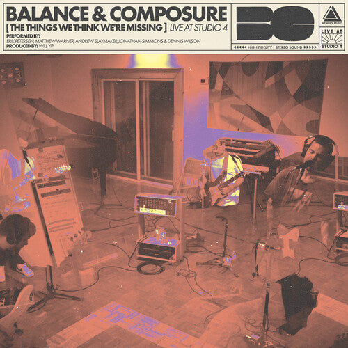 Balance & Composure- The Things We Think We're Missing Live at Studio 4 (Pink/Purple/Cream Swirl Vinyl)