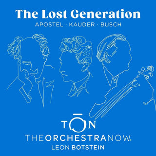 the album cover for Apostel / Kauder / Orchestra Now - Lost Generation