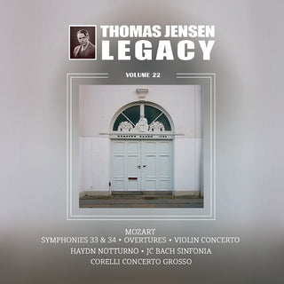 the album cover for J Bach .S. / Haydn / Mozart / Givskov - Thomas Jensen Legacy, Vol. 22