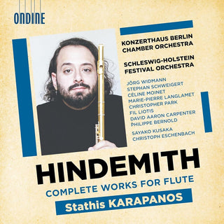 the album cover for Hindemith / Karapanos / Schweigert - Complete Works For Flute