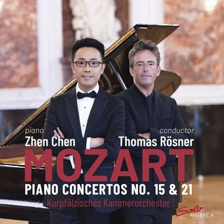 the album cover for Mozart / Chen / Kurpfalzisches Kammerorchester - Piano Concertos No. 15 & 21