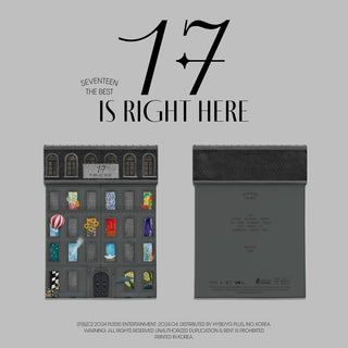 the album cover for SEVENTEEN - Seventeen Best Album '17 Is Right Here' (Here Ver)
