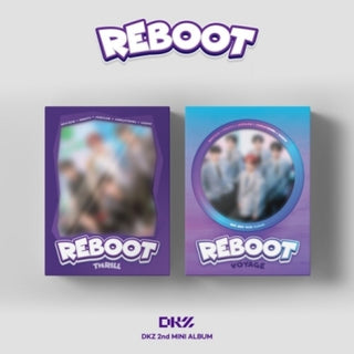 the album cover for DKZ - Reboot (Post) (Stic) (Phob) (Phot) (Asia)