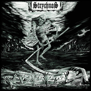 the album cover for Strychnos - Armageddon Patronage