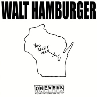 the album cover for Walt Hamburger - You Aren't Here