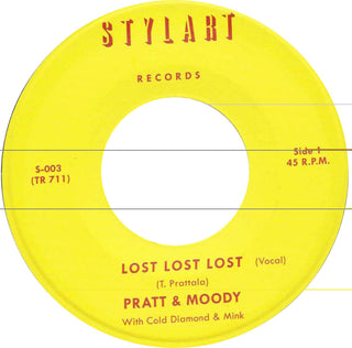 the album cover for Pratt & Moody / Cold Diamond & Mink - Lost Lost Lost/Lost Lost Lost (Instrumental)