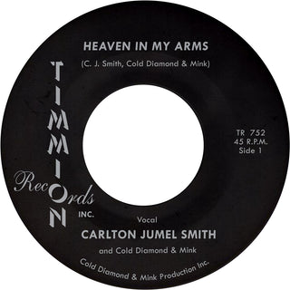 the album cover for Carlton Smith  Jumel / Cold Diamond & Mink - Heaven In My Arms