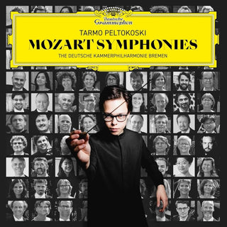 the album cover for Tarmo Peltokoski  / Deutsche Kammerphilharmonie - Mozart Symphonies