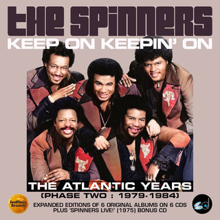 the album cover for Spinners - Keep On Keepin On: Atlantic Years - Phase 2: 79-84