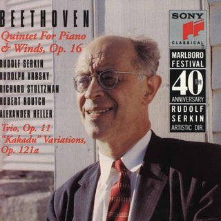 the album cover for Rudolf Serkin - Piano Trios