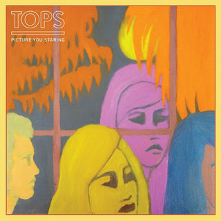 the album cover for Tops - Picture You Staring (10th Anniversary Deluxe LP) [Sky Blue Vinyl LP]