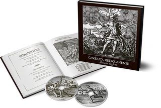 the album cover for Camerata Mediolanense - Atalanta Fugiens