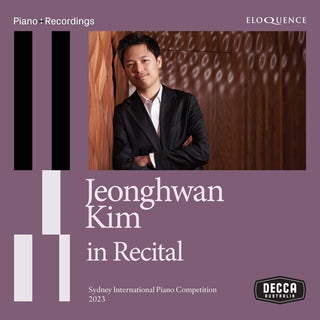 the album cover for Jeonghwan Kim - Jeonghwan Kim In Recital (Aus)
