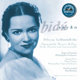 the album cover for BidÃº SayÃ£o - Sayao: Sings Debussy/ Mozart/ Puccini/ &
