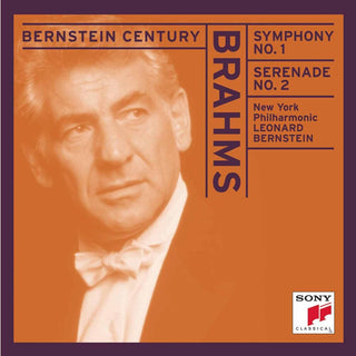 the album cover for Leonard Bernstein - Brahms: Sym No 1