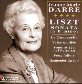 the album cover for Liszt / Darre - Sonata In B Minor