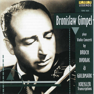 the album cover for Gimpel / Bruch / Cremer / Southwest German Radio - Plays Bruch Kreisler Dvorak