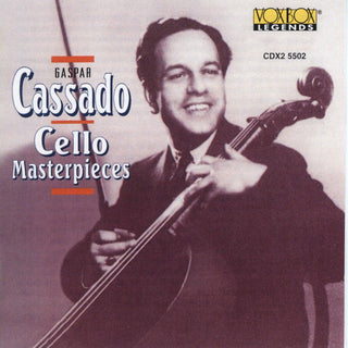 the album cover for Guiomar Cassado - Plays Cello Masterpices
