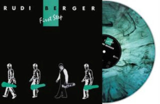 the album cover for Berger Rudi - First Step - Turquoise Marble Vinyl [Colored Vinyl] (Trq)