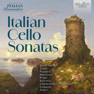 the album cover for Casella / Martucci / Sollima - Italian Cello Sonatas