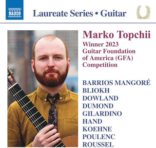 the album cover for Bliokh / Dowland / Topchii - Guitar Recital - Marko Topchii