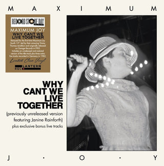 the album cover for Maximum Joy - Why Can't We Live Together [Clear Vinyl] [Limited Edition] (Uk)