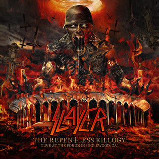 Slayer- The Repentless Killogy (Live At The Forum In Inglewood, CA) (Red w/ Black & Orange Splatter Vinyl, Ltd. To 500)(Sealed) (Used Vinyl)