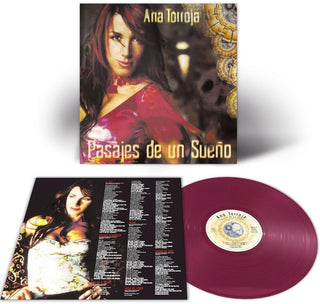 the album cover for Ana Torroja - Pasajes De Un Sueno [Colored Vinyl] (Red) (Spa)