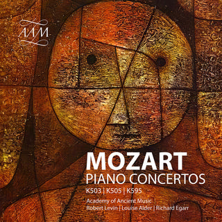 the album cover for Mozart / Academy Of Ancient Music - Piano Concertos Nos. 25 & 27