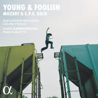 the album cover for Bach / Zimmermann - Young & Foolish