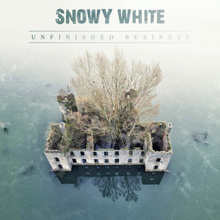 the album cover for Snowy White - Unfinished Business